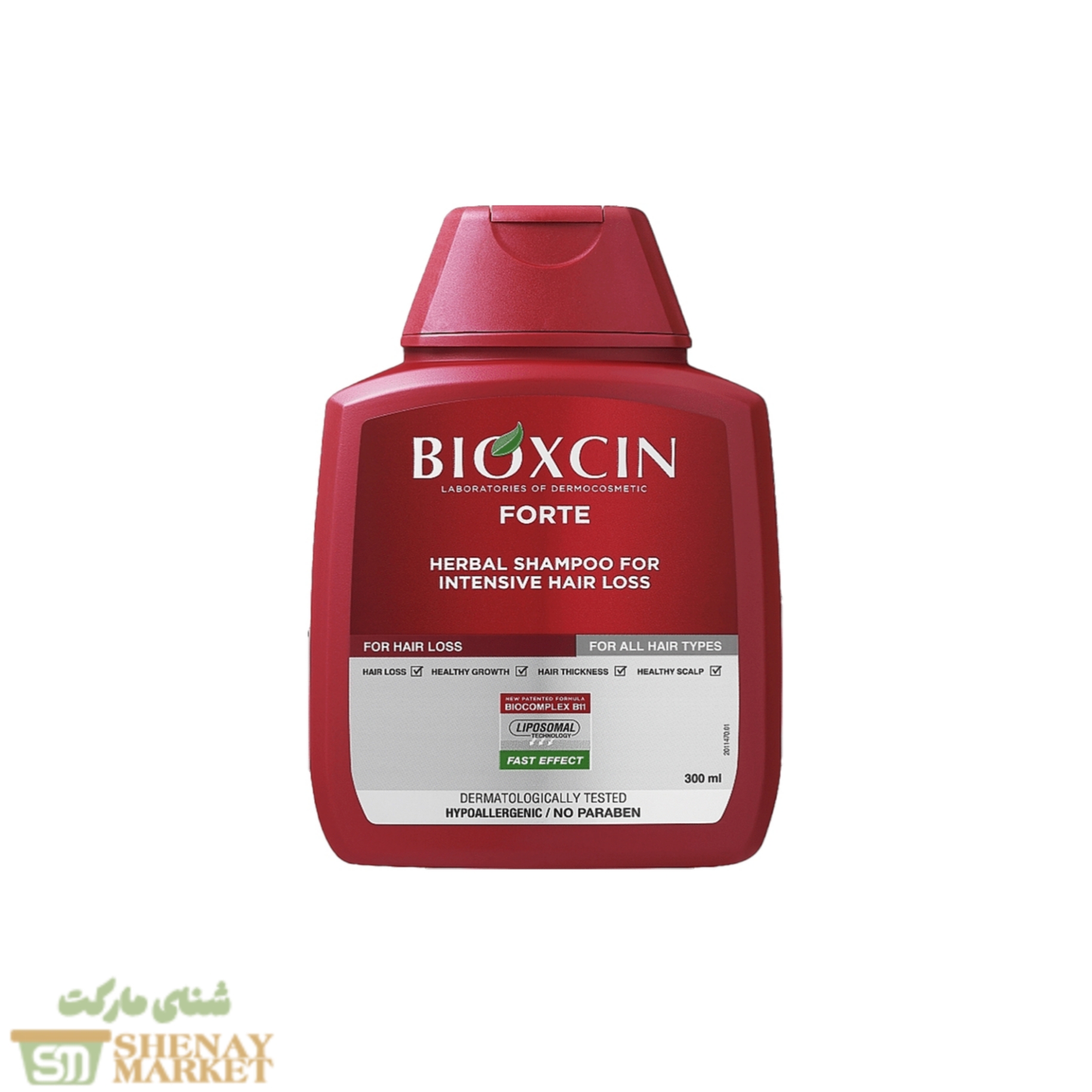 bioxcin-forte-anti-hair-loss-shampoo شامپو ضد ریزش مو بیوکسین مدل فورت ۳۰۰ میل ساخت ترکیه