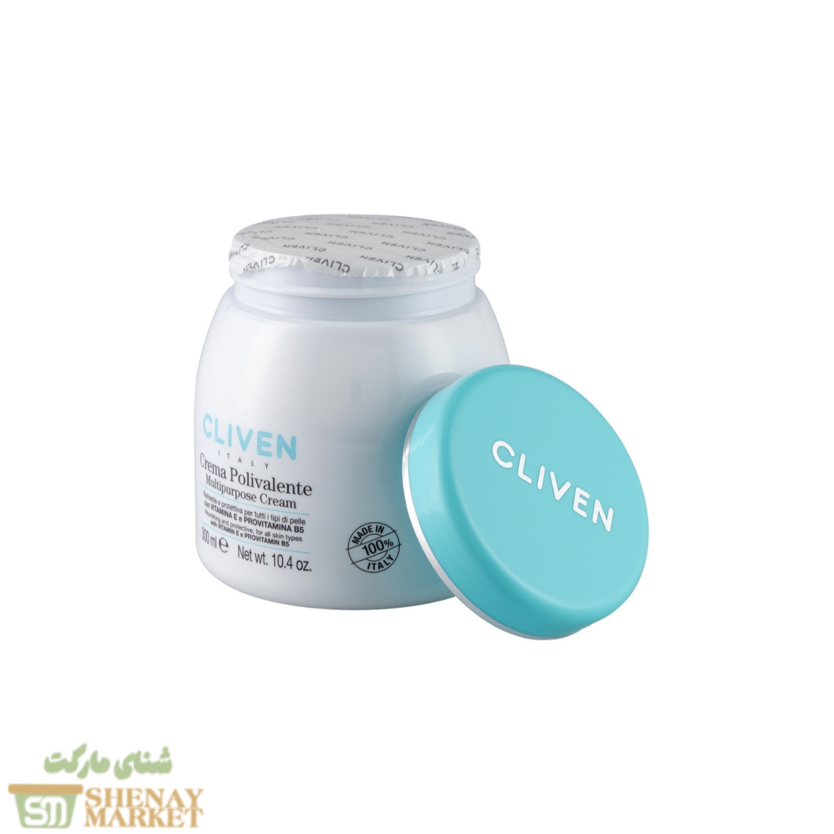 cliven-multipurpose-cream-300ml کرم چند منظوره کلیون ۳۰۰ میل حاوی ویتامین E و B5 ساخت ایتالیا مناسب انواع پوست
